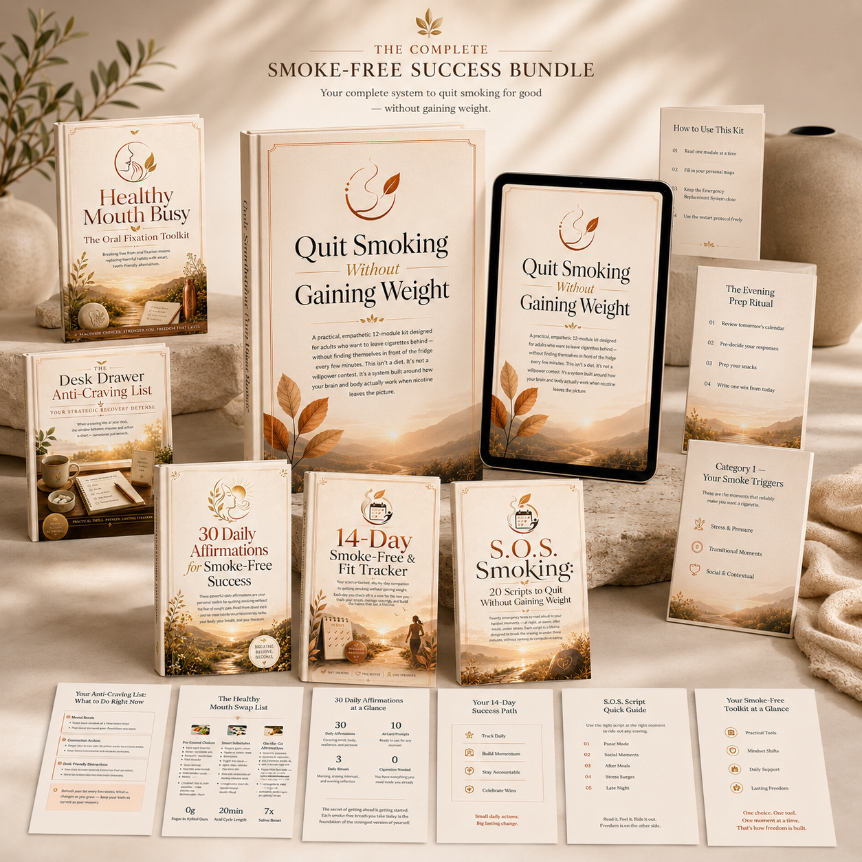 The Complete Weight-Safe Quit System™ — main program plus all 4 bonuses.